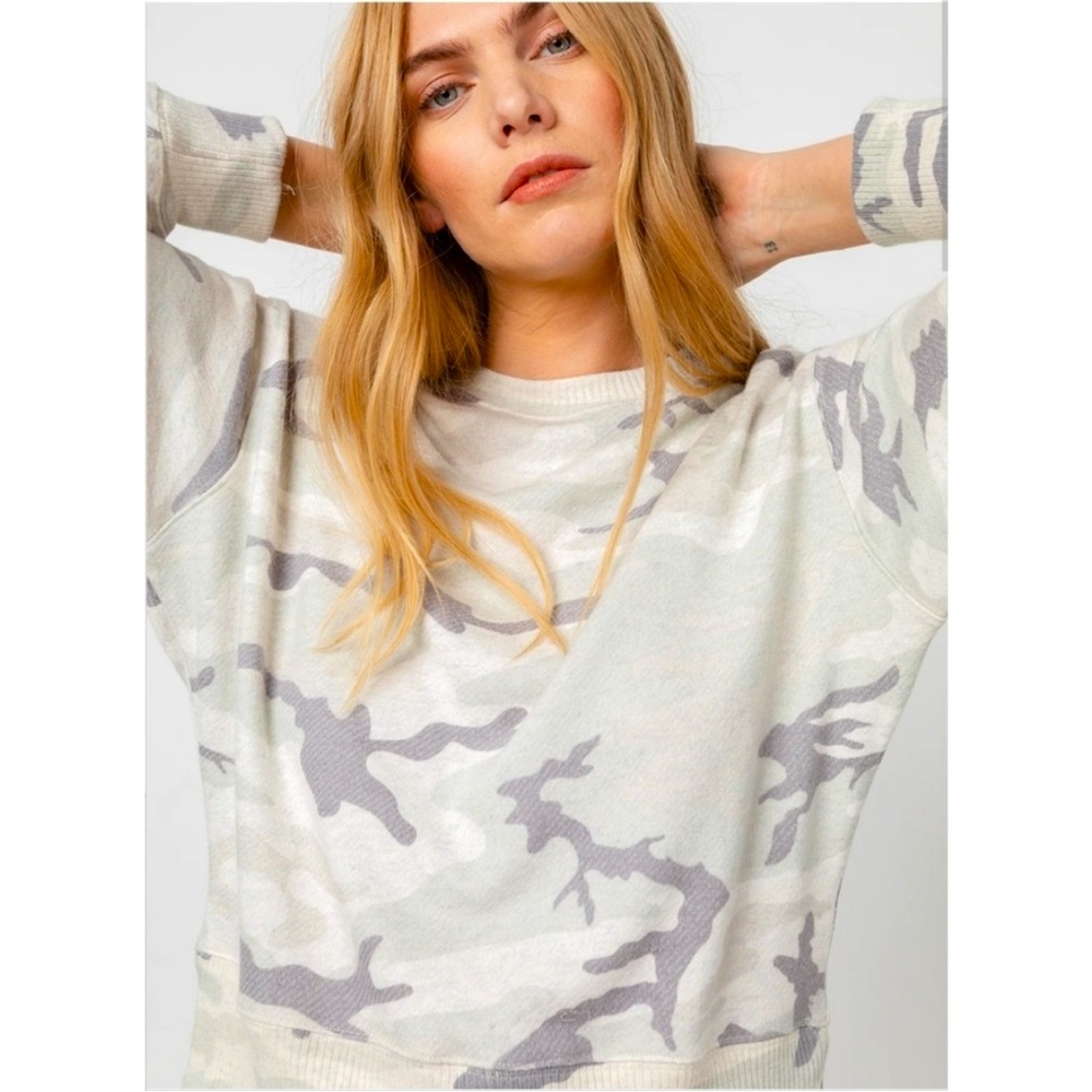 Rails l Ramona Stone Camo Pullover